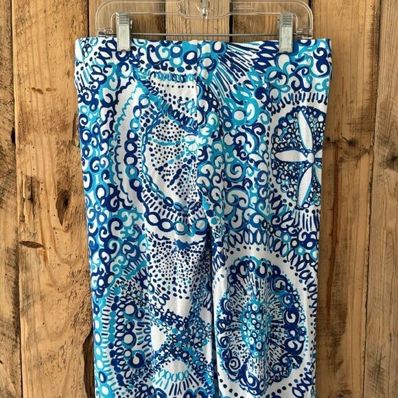 LILLY‎ PULITZER Women's XXS Georgia May Palazzo Pant Resort White Midnight Blue - Picture 3 of 14